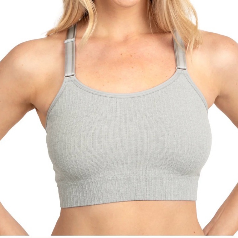 2 Sports Bra set gray and Lilac